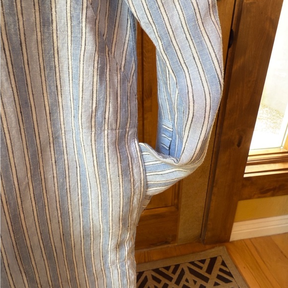 J. Jill Blue and White Striped Top - Picture 6 of 6